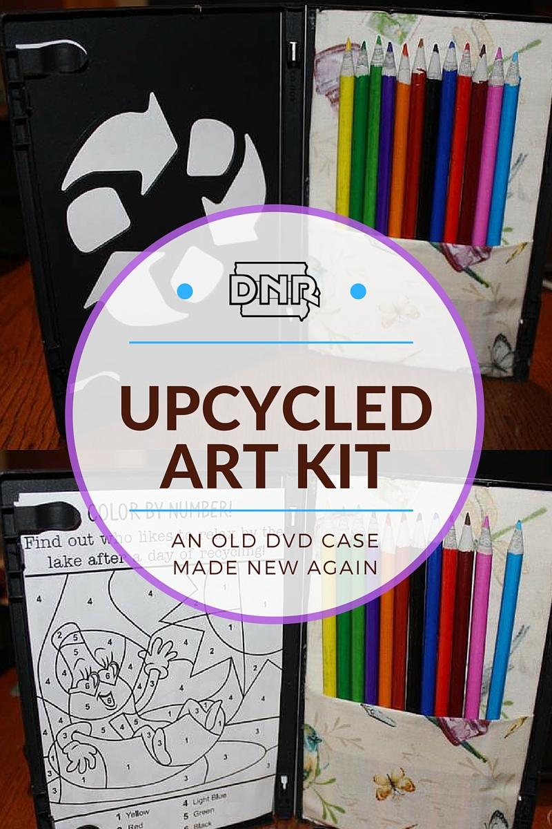 Create your own upcycled art kit with an old DVD case | Iowa DNR